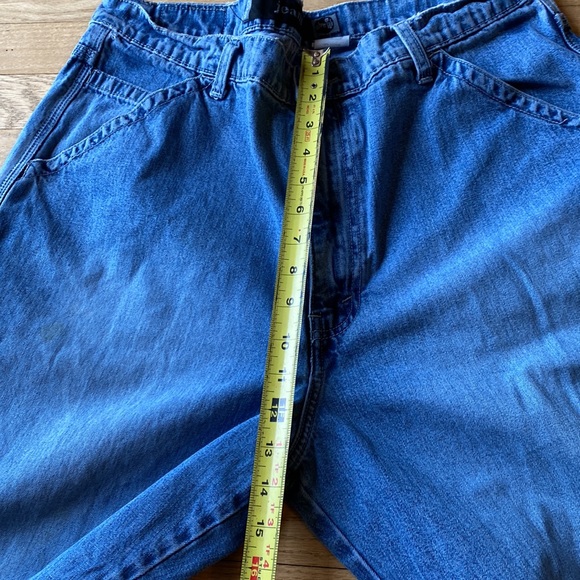 SILVER TAB Vintage 90s light blue Levi’s Carpenter Jeans 36X34 - Picture 13 of 16